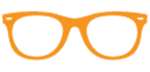Bainbridge Orange Glasses